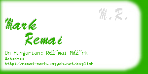 mark remai business card